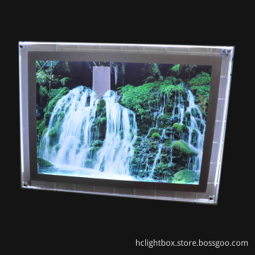 LED Frameless Crystal Light Box Sign